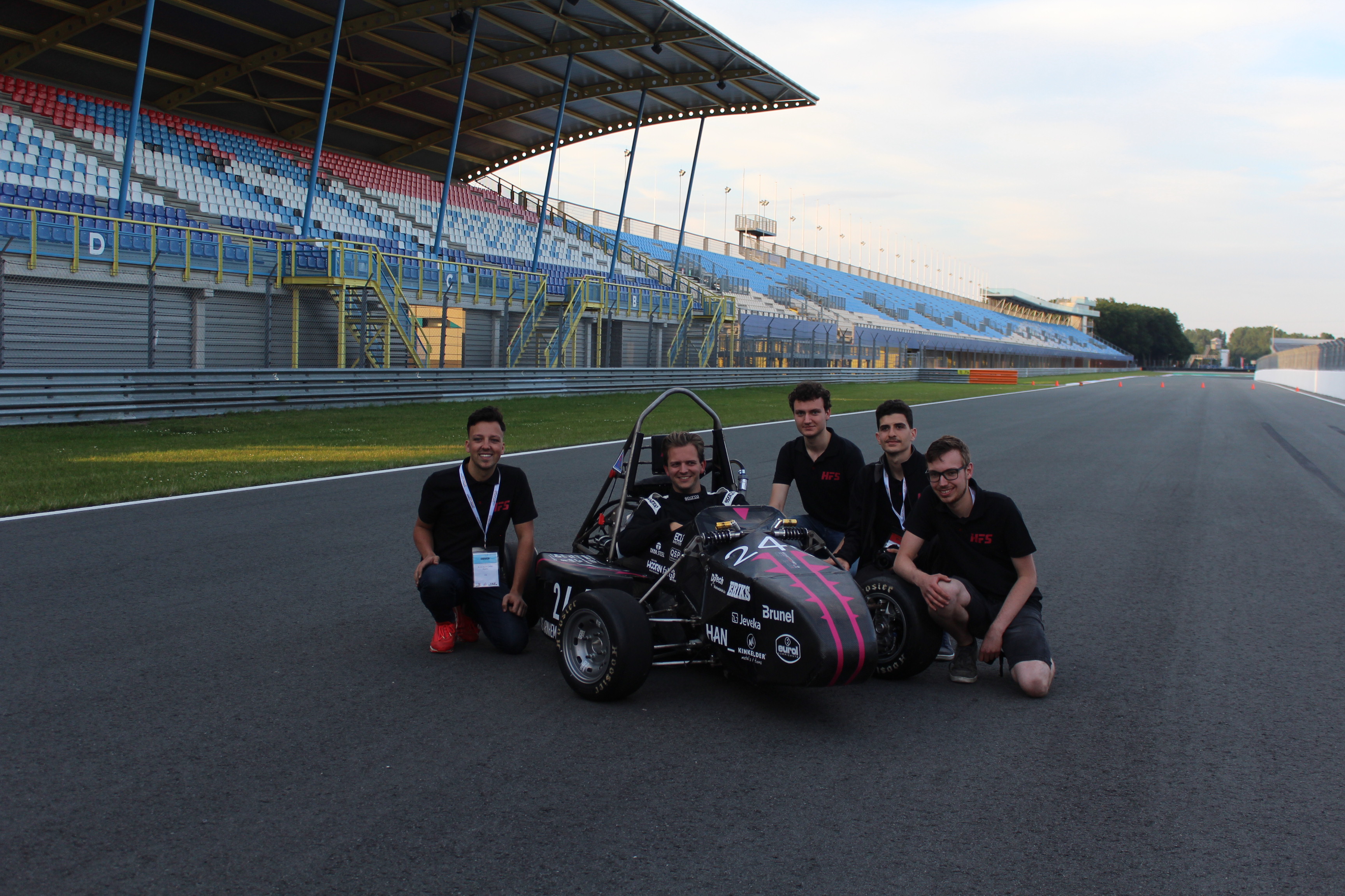 HAN Formula Student chassis and team workspace