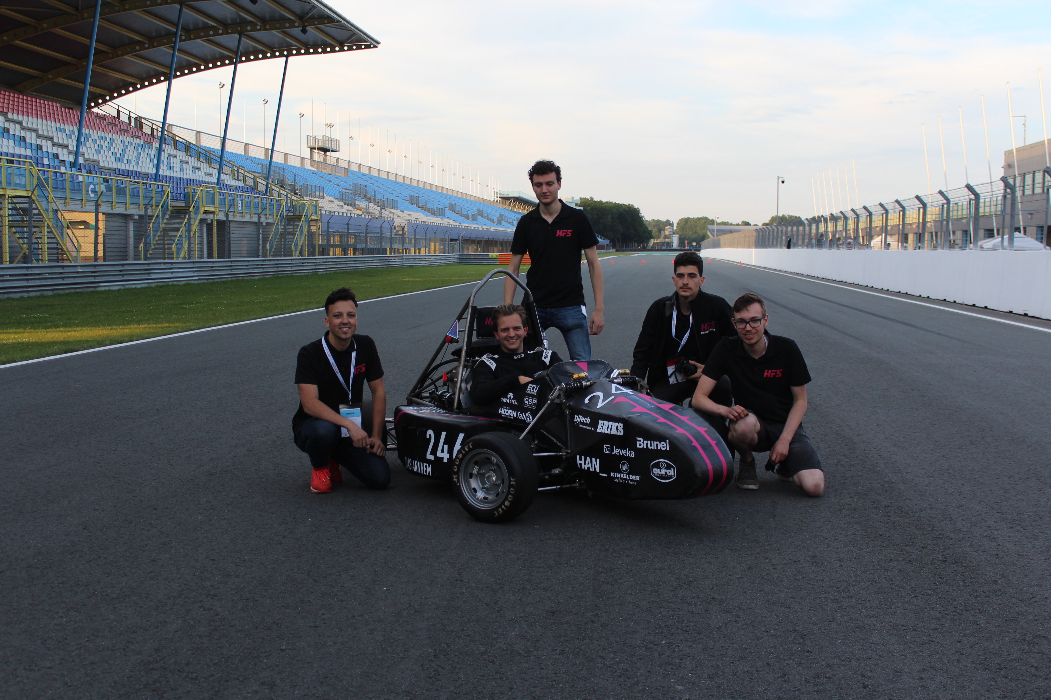 HAN Formula Student vehicle assembly detail