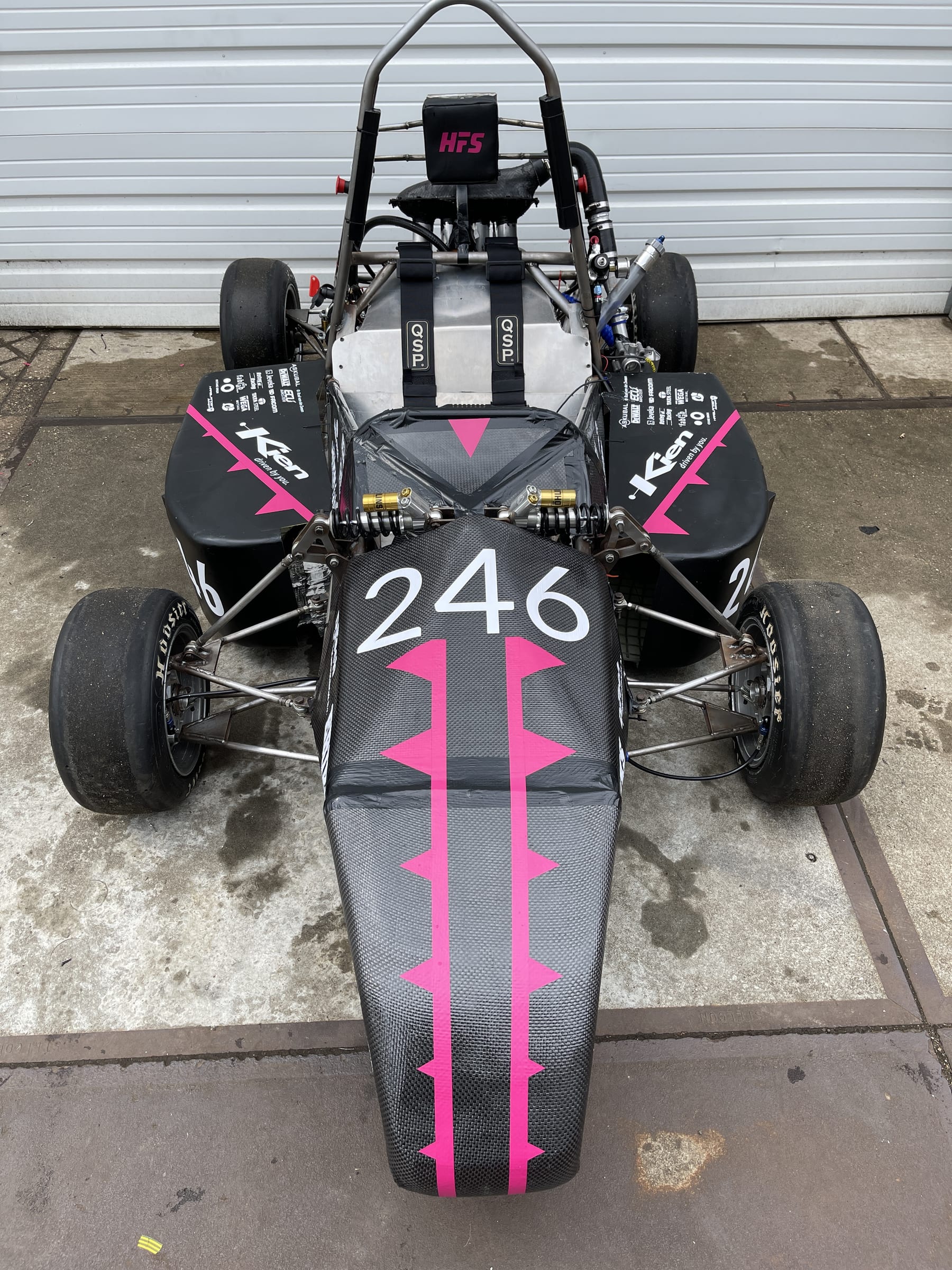 HAN Formula Student electronics workbench and vehicle preparation